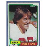 1981 Topps 422 DWIGHT CLARK RC San Francisco 49ers