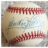 SANDY ALOMAR Jr. Signed OML Baseball CLEVE INDIANS