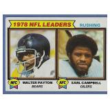 1979 Topps #3 Rushing Ldrs WALTER PAYTON