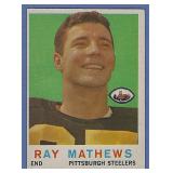 Sharp 1959 Topps #11 RAY MATHEWS Steelers