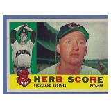 1960 Topps #360 HERB SCORE Cleveland Indians