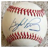 GAYLORD PERRY Signed OAL Baseball CLEVE INDIANS