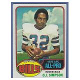 1976 Topps #300 OJ SIMPSON Buffalo Bills
