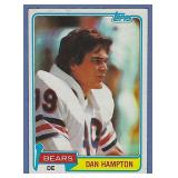 1981 Topps #316 DAN HAMPTON RC Chicago Bears