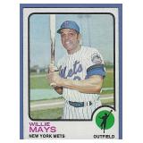 1973 Topps #305 WILLIE MAYS New York Mets