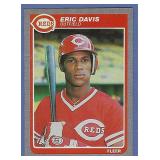 Sharp 1985 Fleer 533 ERIC DAVIS RC Cincinnati Reds