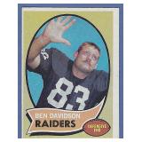 Sharp 1970 Topps #251 BEN DAVIDSON Oakland Raiders