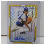 2019 LEAF PG WILL SANDERS AUTO RC GOLD #D 1/1