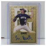 2020 LEAF PG JOSH HARTLE GOLD PRISM AUTO RC #D 1/1