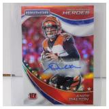 2019 PANINI R&S ANDY DALTON AUTOGRAPH #D 09/10