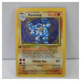1999 POKEMON WOTC MACHAMP HOLO 8/102 RARE