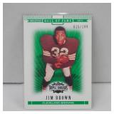 2007 TOPPS TRIPLE THREADS JIM BROWN #D 015/199