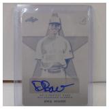 2018 LEAF PG DREW BOWSER AUTO RC PLATE #D 1/1