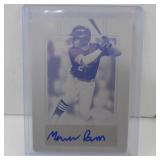 2019 LEAF PG MARCUS BROWN AUTO RC PLATE #D 1/1