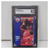 1991-92 FLEER #29 MICHAEL JORDAN SGC NM-MT 8