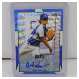 2019 LEAF PG WILL SANDERS AUTO RC BLUE #D 1/1 HOLO