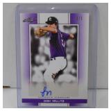 2019 LEAF PG JOSH MALLITZ AUTO RC PURPLE #D 1/1