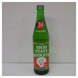 VINTAGE 1973 7-UP OHIO STATE GLASS BOTTLE UNOPENED