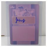 2019 LEAF PG JADEN BRUNO AUTO RC PLATE #D 1/1