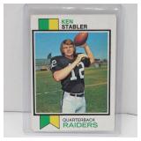 1973 TOPPS #487 KEN STABLER ROOKIE CARD RAIDERS