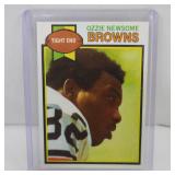 1979 TOPPS #308 OZZIE NEWSOME ROOKIE CARD HOF