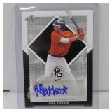 2016 LEAF PG JOSH HATCHER AUTO RC BLACK #D 1/1
