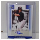 2019 LEAF PG TRACE BURCHARD AUTO RC #D 1/1 BLUE