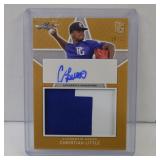 2020 LEAF PG CHRISTIAN LITTLE ROOKIE PATCH AUTO