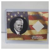 2020 SC WORD FROM POTUS HERBERT HOOVER RELIC CARD