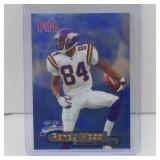 1998 FLEER BRILLIANTS RANDY MOSS BLUE ROOKIE CARD
