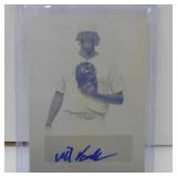 2018 LEAF PG WILL SANDERS AUTO RC PLATE #D 1/1