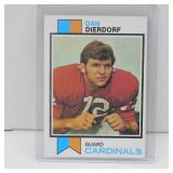 1973 TOPPS #322 DAN DIERDORF ROOKIE CARD HOF