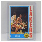 1974-75 TOPPS #176 JERRY WEST LOS ANGELES LAKERS