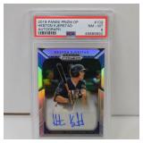 2019 PRIZM HESTON KJERSTAD AUTO RC USA PSA 8