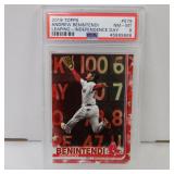2019 TOPPS ANDREW BENINTENDI ID #D 52/76 PSA 8