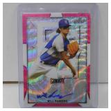 2019 LEAF PG WILL SANDERS AUTO RC HOLO #D 1/1 PINK