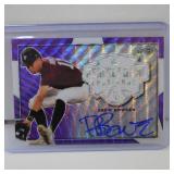 2019 LEAF PG DREW BOWSER AUTO RC HOLO #D 1/1