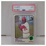 1973 TOPPS #320 LOU BROCK PSA 4 VG-EX CARDINALS