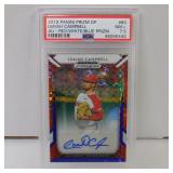2019 PRIZM DP ISAIAH CAMPBELL AUTO RC 8/99 PSA 7.5