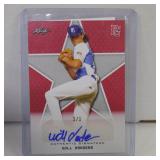 2019 LEAF PG WILL SANDERS RED AUTO RC PROOF #D 1/1