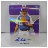 2019 LEAF PG WILL SANDERS AUTO RC PURPLE HOLO 1/1