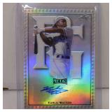 2020 LEAF PG KAHLIL WATSON HOLO AUTOGRAPHED RC