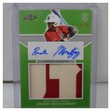 2020 LEAF PG BRADEN MONTGOMERY ROOKIE PATCH AUTO