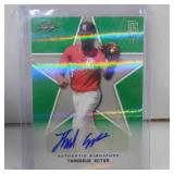 2020 LEAF PG THADDEUS ECTOR GREEN HOLO AUTO RC 1/1