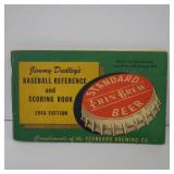RARE 1948 CLEVELAND INDIANS DUDLEY'S SCORING BOOK