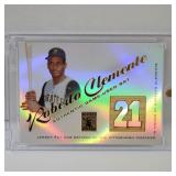 2001 TOPPS TRIBUTE ROBERTO CLEMENTE GAME USED BAT