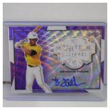 2019 LEAF PG BRANDON FIELDS AUTO RC HOLO #D 1/1