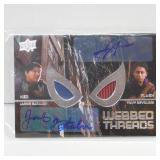 2017 UD SPIDER MAN NED & FLASH DUAL AUTOGRAPH