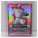 2016 LEAF PG HUNTER GREENE AUTO RC HOLO #D 1/1