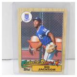 1987 TOPPS BO JACKSON FUTURE STARS ROOKIE CARD